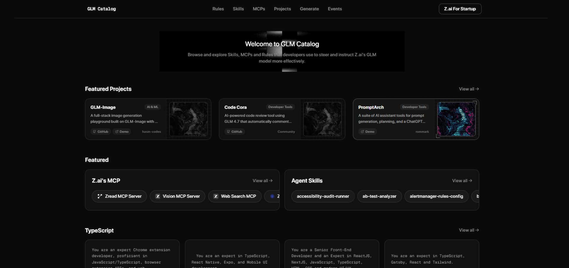 GLM Catalog